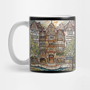 Bayern city drawing Mug